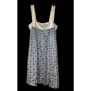 New Laundry By Shelli Segal Women's 100% Silk Sleeveless Dress Size 6